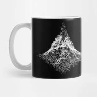 Digital Mountain Landscape Mug